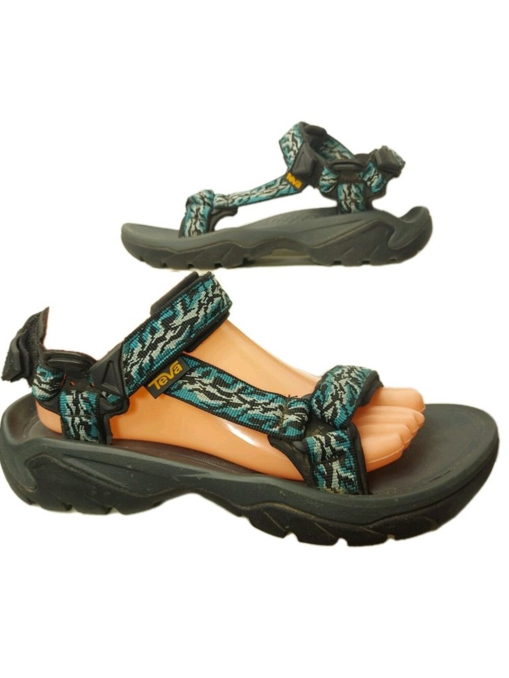 Teva Terra Fi 5 Slingback Sandal Womens Size 9 Black Universal Hiking Adjustable